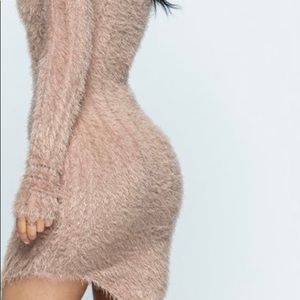 BLUSH AND PLUSH MINI DRESS